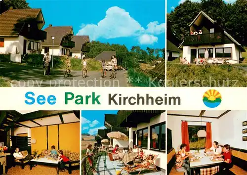 AK / Ansichtskarte Kirchheim_Hessen Seepark Kirchheim Appartements Dorfstrasse Terrasse Kirchheim Hessen