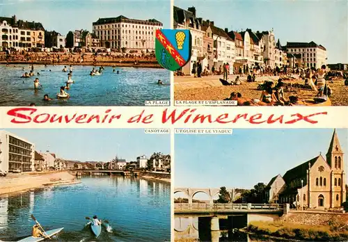 AK / Ansichtskarte Wimereux_62 La Plage et lEsplanade Eglise 