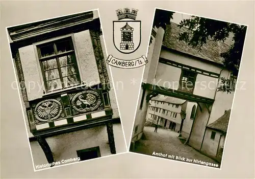 AK / Ansichtskarte Camberg_Bad Amthof m. Blick zur Hirtengasse Camberg_Bad