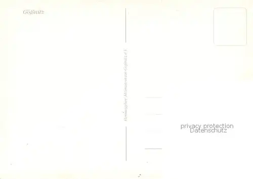 AK / Ansichtskarte Goessnitz_Schmoelln Teilansicht m. Kirchturm Goessnitz Schmoelln