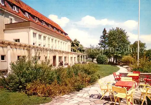 AK / Ansichtskarte Clausthal Zellerfeld Eisenbahnerheim Festenburg Aussenansicht Clausthal Zellerfeld