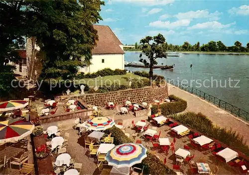 AK / Ansichtskarte Rodenkirchen_Koeln Hotel Cafe Rest. Der Kahlshof Rhein Terrasse Rodenkirchen Koeln