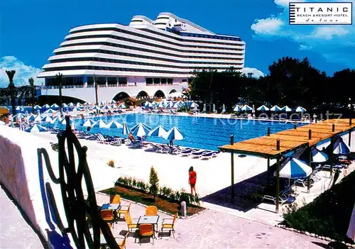 AK / Ansichtskarte Antalya_TK Titanic Beach Resort Hotel Pool 