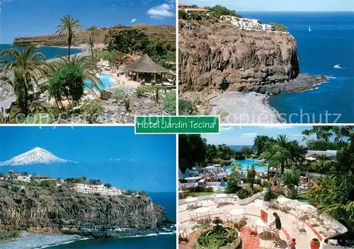 AK / Ansichtskarte La_Gomera Hotel Jardin Tecina Strand Bucht La_Gomera