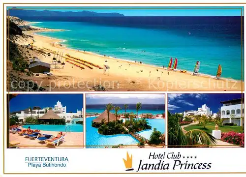 AK / Ansichtskarte Fuerteventura Hotel Club Jandia Princess Strand Ansicht 