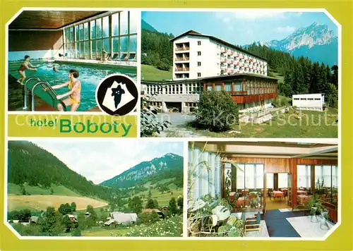 AK / Ansichtskarte Mala_Fatra Hotel Boboty Hallenschwimmbad Mala_Fatra