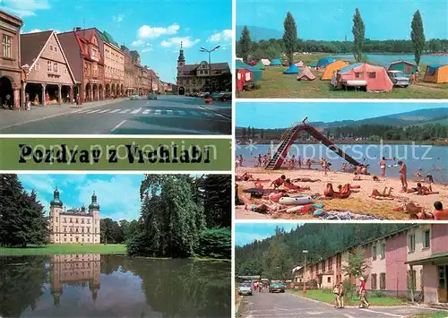 AK / Ansichtskarte Vrchlabi_Hohenelbe_Czechia gottwaldovo namesti   Autocamping 