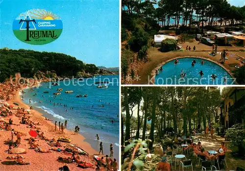 AK / Ansichtskarte Gerona Camping caravanning Treumal   Playa de Aro   Gerona Gerona