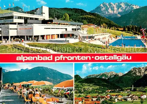 AK / Ansichtskarte Pfronten Alpenbad Pfronten Schwimmbad Terrasse Pfronten