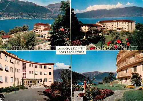 AK / Ansichtskarte San_Nazzaro casa di riposo Clinque Fonti Lago Maggiore San_Nazzaro