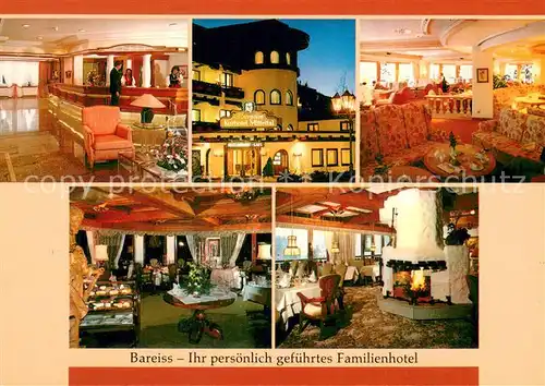 AK / Ansichtskarte Mitteltal_Schwarzwald Kurhotel Mitteltal Bareiss Rezeption Speisesaal Kaminzimmer Mitteltal Schwarzwald