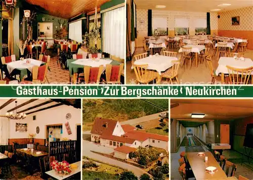 AK / Ansichtskarte Braunfels Gasthaus Pension Zur Bergschaenke Gastraeume Kegelbahn Braunfels