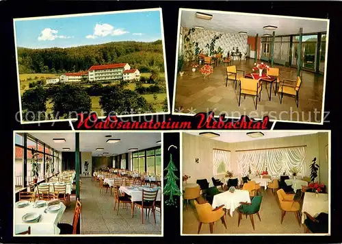 AK / Ansichtskarte Neukirchen_Knuellgebirge Waldsanatorium Urbachtal Gastraeume Neukirchen Knuellgebirge