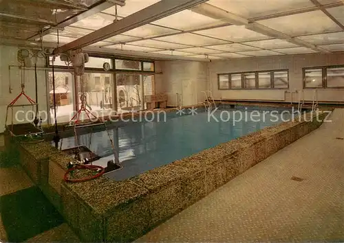 AK / Ansichtskarte Bad_Kreuznach Augusta Sanatorium und Kurklinik Hallenbad Bad_Kreuznach