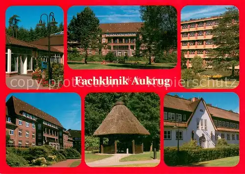 AK / Ansichtskarte Aukrug Fachklinik Aukrug der LVA Schleswig Holstein Details Aukrug