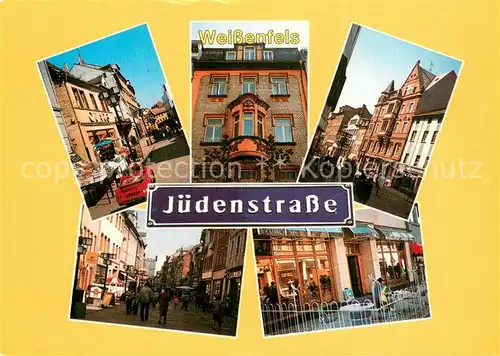 AK / Ansichtskarte Weissenfels_Saale Juedenstrasse Teilansichten Weissenfels_Saale