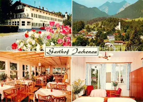 AK / Ansichtskarte Jachenau Gasthof Jachenau Gaststube Zimmer Panorama Jachenau