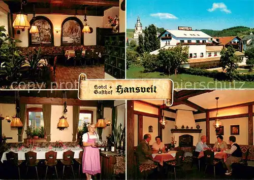 AK / Ansichtskarte Rothenkirchen_Oberfranken Hotel Gasthof Hansveit Gastraeume Rothenkirchen Oberfranken
