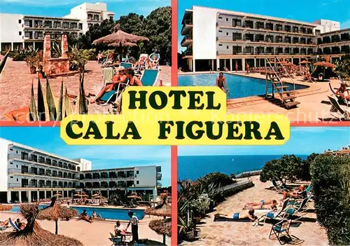 AK / Ansichtskarte Santanyi_Islas_Baleares Hotel Cala Figuera Pool Strand Santanyi_Islas_Baleares