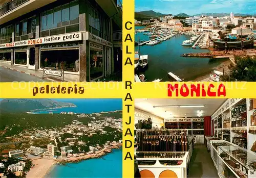 AK / Ansichtskarte Cala_Ratjada_Mallorca Peleteria Monica Bootshafen Verkaufsraum  Cala_Ratjada_Mallorca