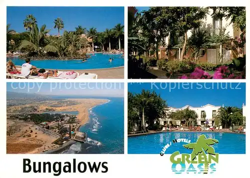 AK / Ansichtskarte Maspalomas_Gran_Canaria Green Oasis Bungalows Pools  
