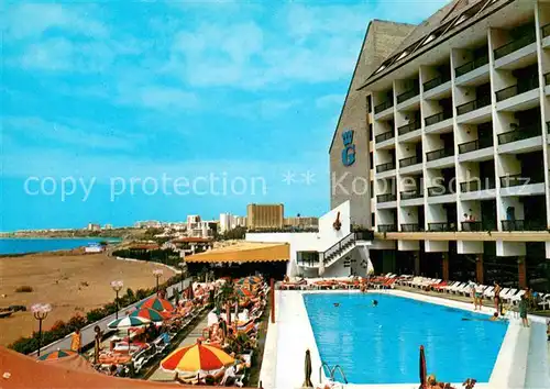 AK / Ansichtskarte San_Agustin_Gran_Canaria Hotel Don Gregory Pool San_Agustin_Gran_Canaria