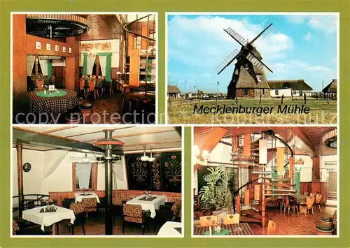 AK / Ansichtskarte Dorf_Mecklenburg Gaststaette Mecklenburger Muehle Muellerstube Aussenansicht Cafe Dorf_Mecklenburg