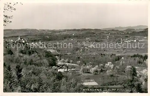 AK / Ansichtskarte Attalens_FR Vu du Mt Pelerin 