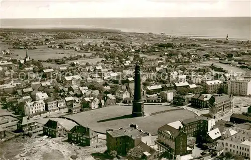 AK / Ansichtskarte Borkum Fliegeraufnahme  Borkum