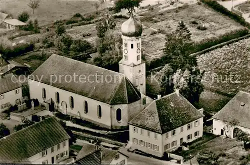 AK / Ansichtskarte Ebnat_Aalen Fliegeraufnahme Kirche Ebnat_Aalen