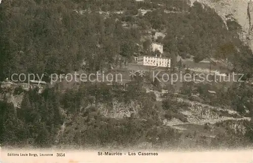 AK / Ansichtskarte St_Maurice__Valais_VS Les Casernes 