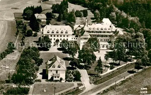 AK / Ansichtskarte Bad_Duerrheim Fliegeraufnahme Deutsches Rotes Kreuz Kinderheilstaette u. Kindersolbad Bad_Duerrheim