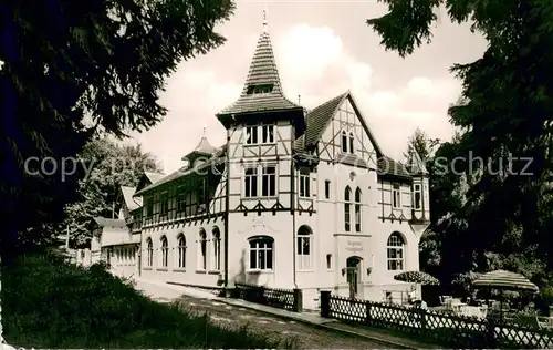 AK / Ansichtskarte Bad_Sachsa_Harz Berghaus Eulingswiese Fachwerkstil Bad_Sachsa_Harz