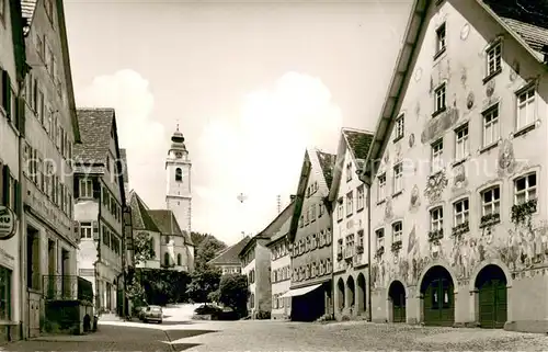 AK / Ansichtskarte Horb_Neckar Oberer Marktplatz m. Rathaus Horb Neckar