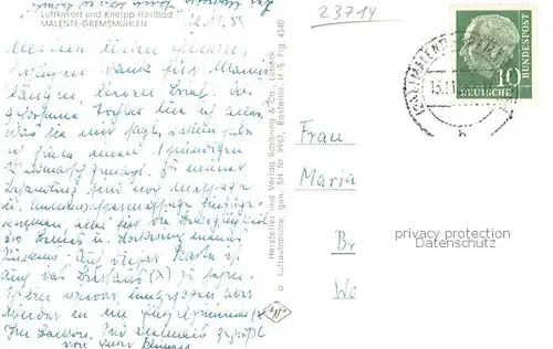 AK / Ansichtskarte Malente Gremsmuehlen Fliegeraufnahme Panorama Malente Gremsmuehlen