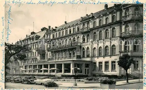 AK / Ansichtskarte Bad_Homburg Pitters Park Hotel Bad_Homburg