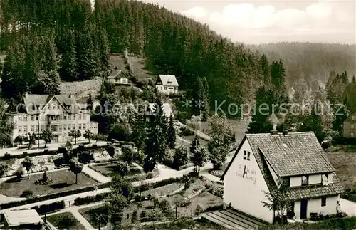 AK / Ansichtskarte Altenau_Harz Kleine Oker m. Gebirgshotel Altenau Harz