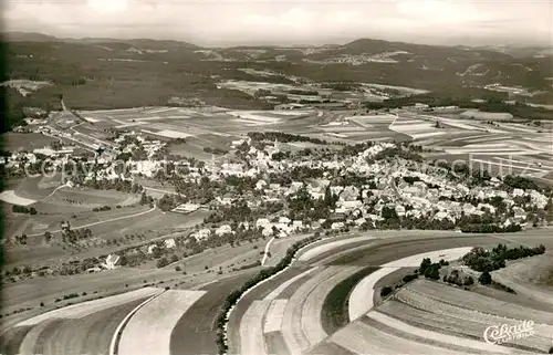 AK / Ansichtskarte Bonndorf_Schwarzwald Fliegeraufnahme Bonndorf Schwarzwald