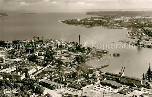 AK / Ansichtskarte Flensburg_DE Fliegeraufnahme 