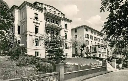 AK / Ansichtskarte Bad_Schwalbach Parkstrasse m. Haus am Park Bad_Schwalbach