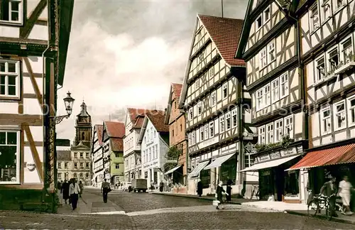 AK / Ansichtskarte Bad_Wildungen Brunnenstrasse Fachwerkhaeuser Bad_Wildungen