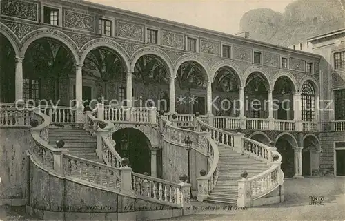 AK / Ansichtskarte Monaco Palais de Monaco LEscalier dHonneur et la Galerie d Hercule Monaco