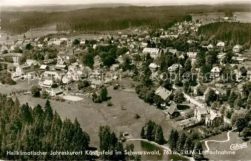 AK / Ansichtskarte Koenigsfeld_Schwarzwald Fliegeraufnahme Gesamtansicht Koenigsfeld Schwarzwald