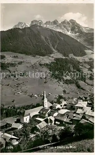 AK / Ansichtskarte Val d_Illiez et Dents du Midi Val d Illiez