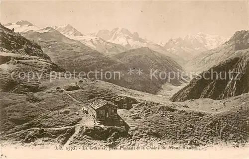 AK / Ansichtskarte Finhaut_Finshauts_VS La Gueulaz et la Chaine du Mont Blanc 