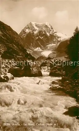 AK / Ansichtskarte Arolla_VS Le Mont Collon Arolla_VS