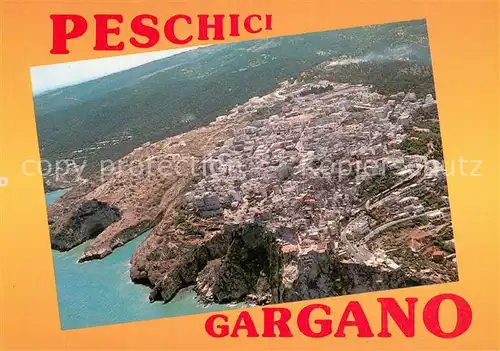 AK / Ansichtskarte Peschici_Gargano_IT Fliegeraufnahme 