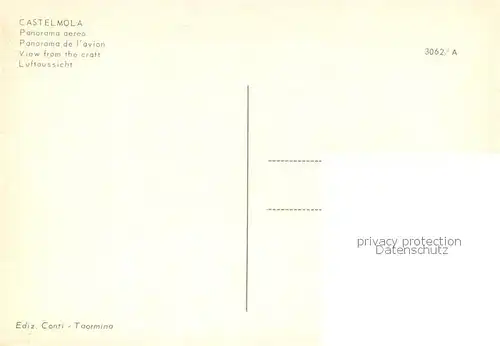 AK / Ansichtskarte Castelmola_IT Fliegeraufnahme 