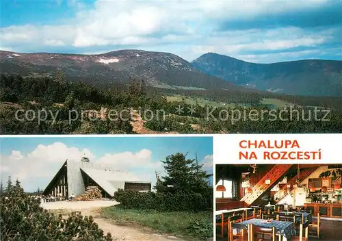 AK / Ansichtskarte Krkonose_CZ Panorama Chalupa na Rozcesti Klinove bouda Vyrovka a Severka 