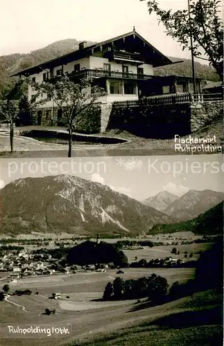 AK / Ansichtskarte Ruhpolding Fischerwirt Aussenansicht Ruhpolding